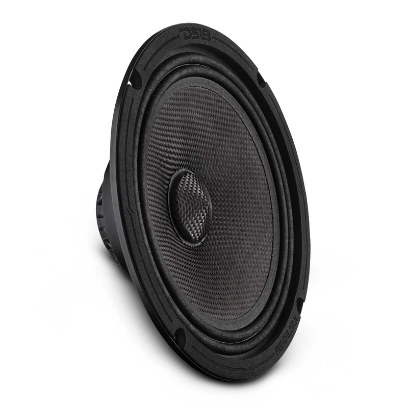 8” Slim Motorcycle & Motorsports Loudspeaker With Neodymium Magnet and Water Resistant Carbon Fiber Cone | 200W RMS 2-Ohm