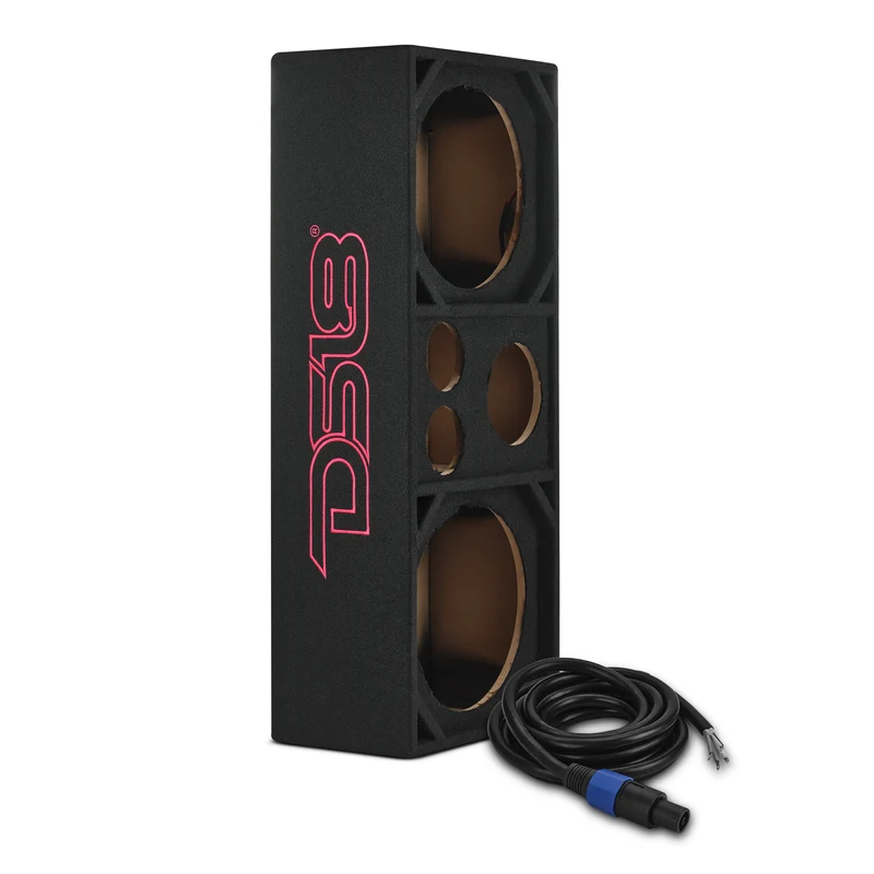 Dual 12” + Dual 4” Tweeter + 2” Driver Ported Voceteo Empty Enclosure | Speakon-Ready