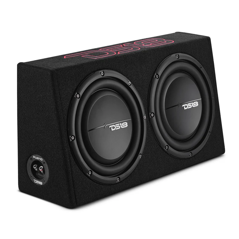 Loaded 10” Subwoofer + Passive Radiator Enclosure for Pickup Trucks
