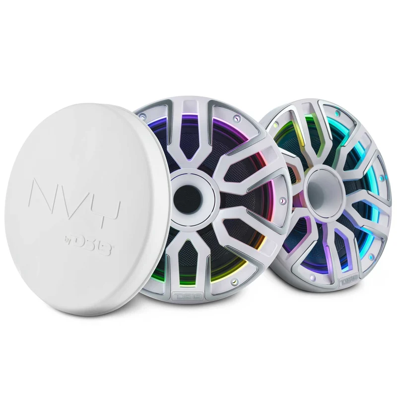 8" Marine Grade Hybrid Coaxial Speaker With Neodymium Magnet, Kevlar Cone, and Compression Driver | 200W RMS 4-Ohm