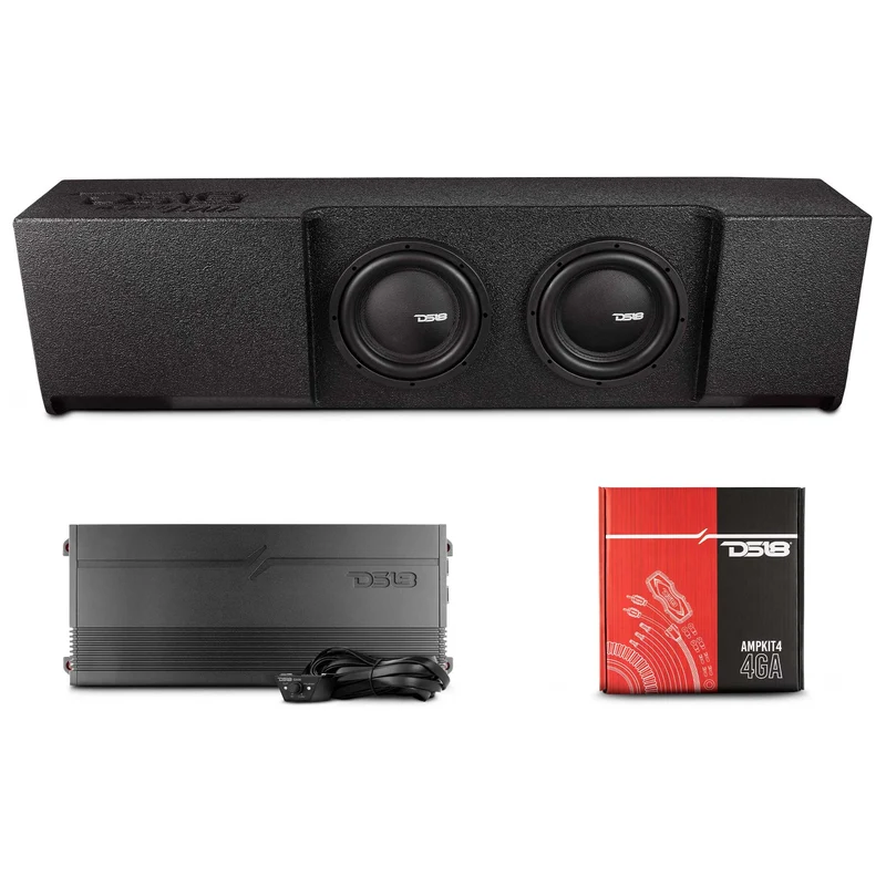 Loaded 2 x 10" Subwoofer Enclosure for 2009 - UP Ford F-150 Crew Cab 2017 – 2026 Super Duty F-250 / F-350 Crew Cab