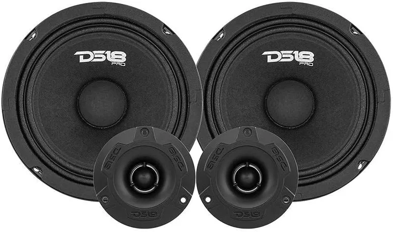 8" Mid-Range Loudspeaker & 3.8" Super Bullet Tweeter Package – High-Power Audio Pair