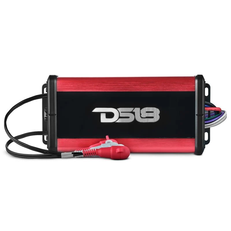 NXL 4-Channel Full-Range Class D Waterproof IP67 Marine and Powersports NANO Amplifier 4 x 100 Watts Rms @ 4-Ohm