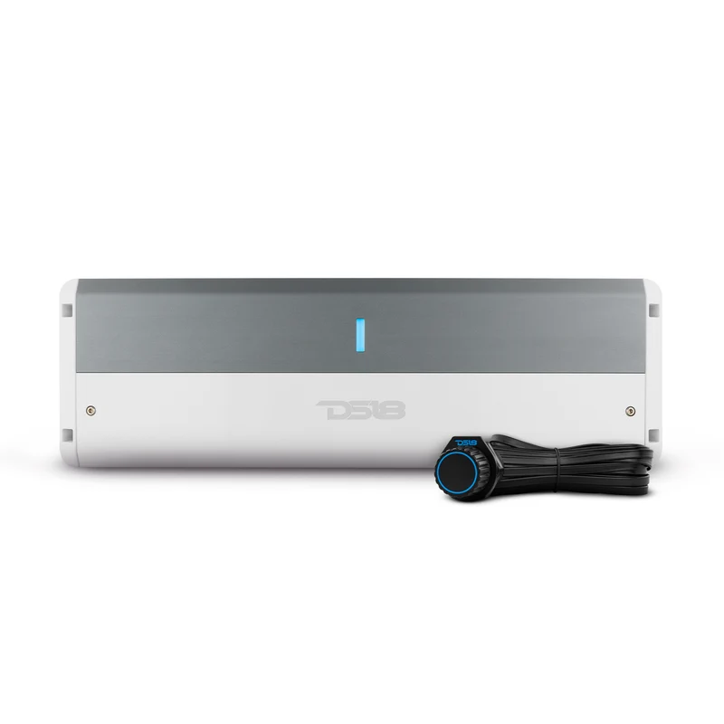 NXL 5-Channel Full-Range Class D IPX5 Marine Amplifier | 4 x 150W @ 4-Ohm and 1 x 600W RMS @ 2-Ohm