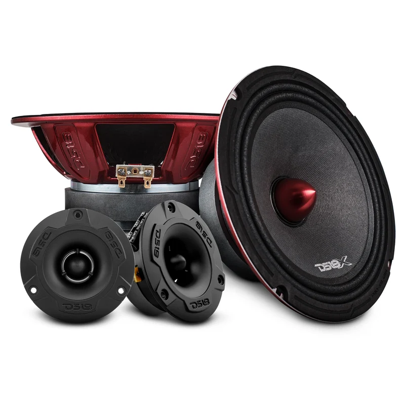 Pro Audio Loudspeakers & Tweeters Package - Pair PRO-X8.4BM + Pair of PRO-TW1X/BK