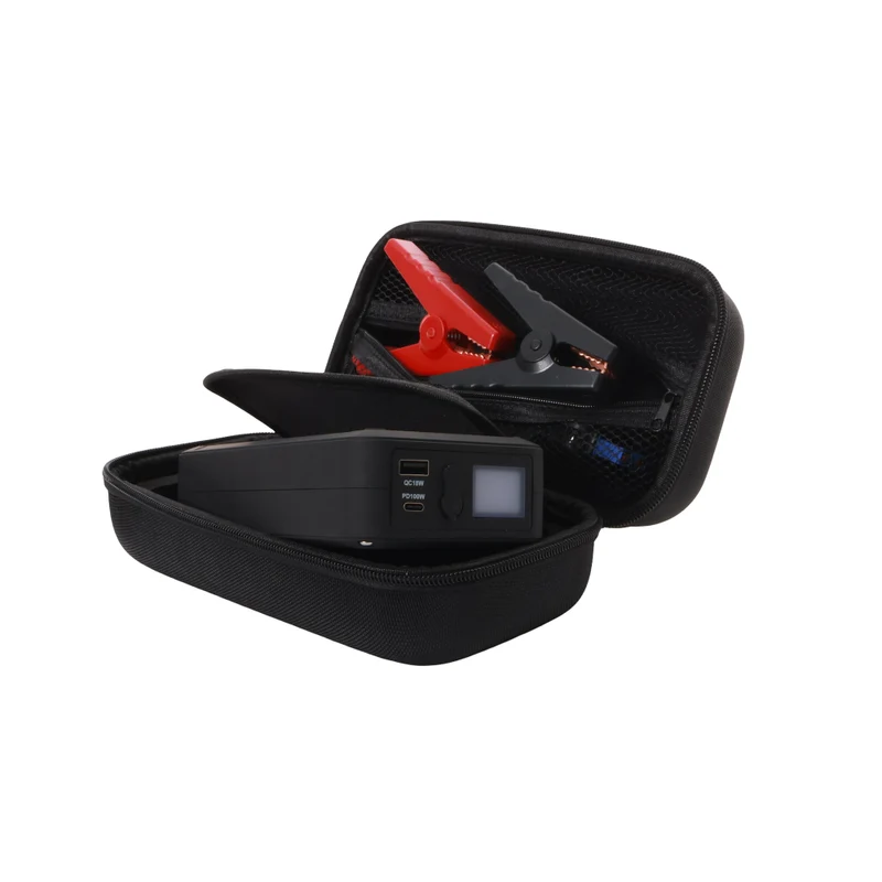 Jump Starter Arrancador de Baterías Portátil Inuitz - 1200A para Coche, Moto y Camión con Power Bank 100W, Carga Rápida Type-C y Linterna LED