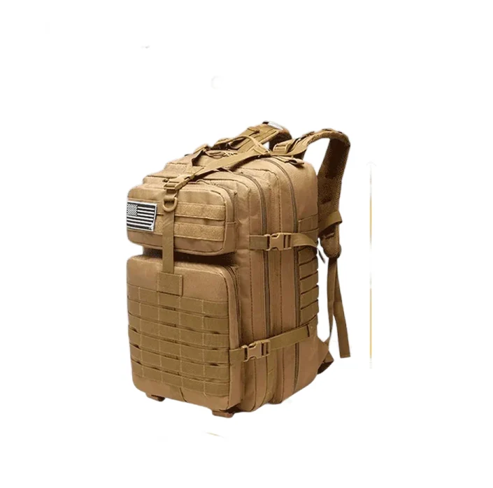 Mochila Táctica estilo Militar. 56L Beige