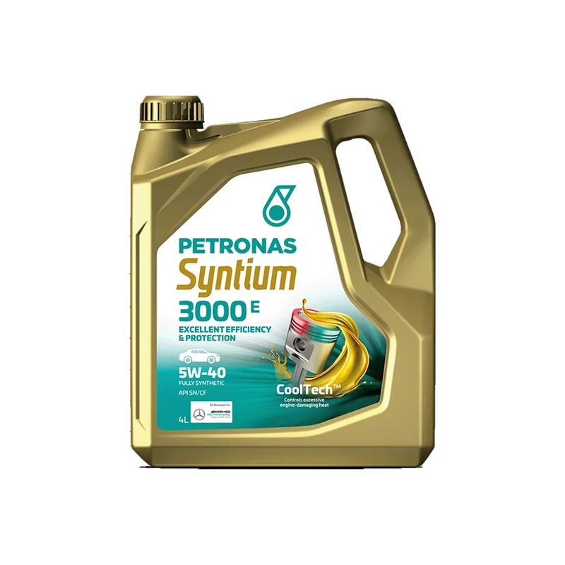 Aceite Sintético Petronas Syntium 3000 5W40 API SN – 4 Litros con Tecnología CoolTech™