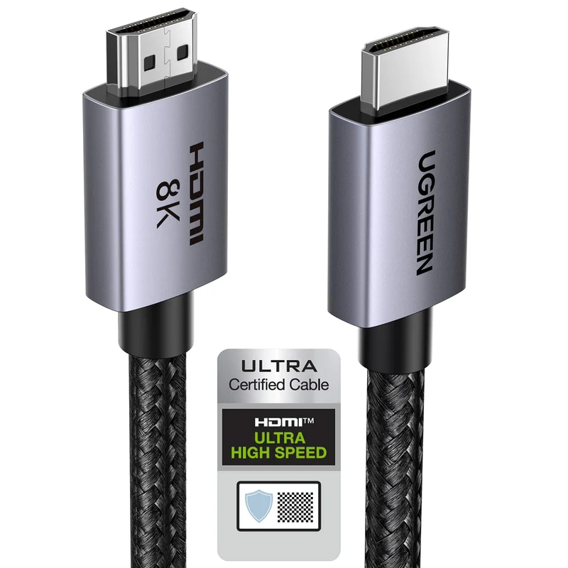 UGREEN 8K HDMI 2.1 Cable Certified 8K 60Hz 4K 240Hz 48Gbps (5M)