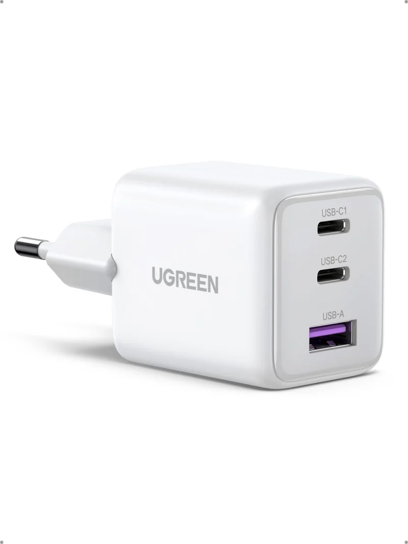 UGREEN Zapix USB C Charger 30W Plug iPhone Quick Charge GAN (White)