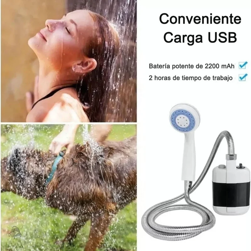 Ducha Portátil 💦 AQUA PRACTIC 🚿 (Fácil y cómodo de usar)
