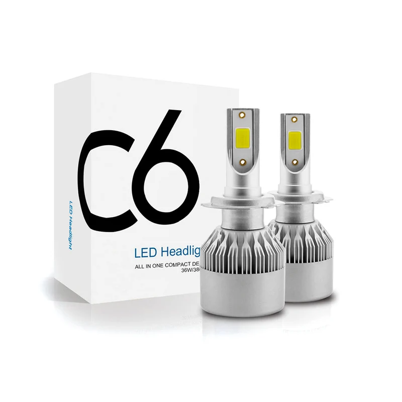 Kit Lámparas LED CREE 36W (18W) 12/24V H1, H3, H4, H7, H11, H16, H27, 9005, 9006, 9007