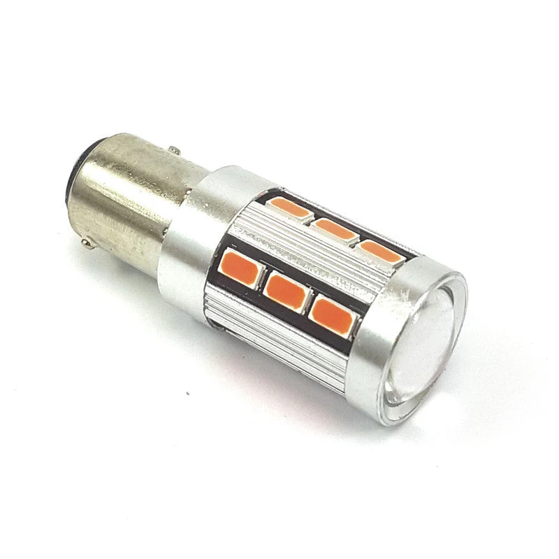 Lampara S25 18 Led Roja 2 Polos Canbus