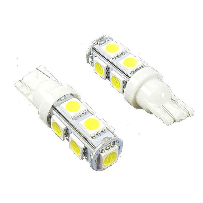 Lampara T10 9 Led Blanca 5050 x2 Un