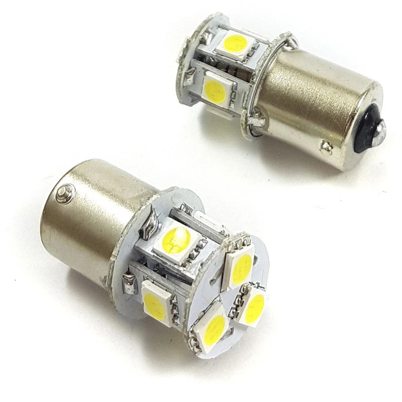 Lampara S25 8 Led Blanca 1 Polo Flash x2 Un