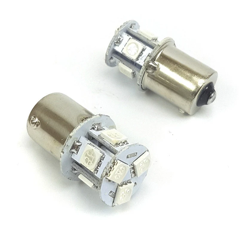Lampara S25 8 Led Ambar 1 Polo x2 Un