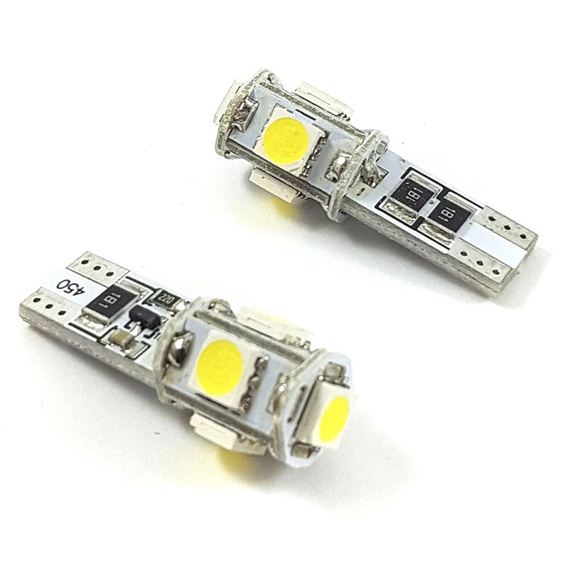 Lampara T10 5 Led Blanca 5630 x2 Un