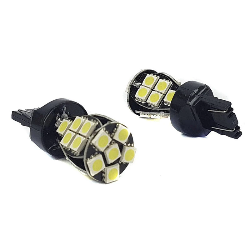 Lampara T20 20 Led 3528 Blanca 2 Polos Canbus x2 Un