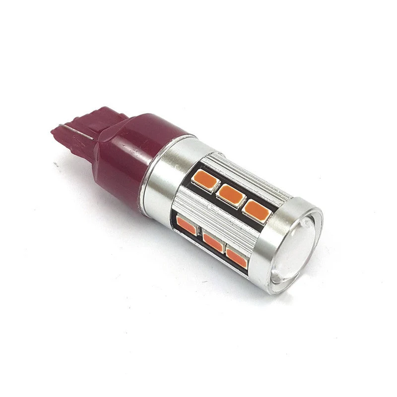 Lampara T20 18 Led Roja Doble Canbus