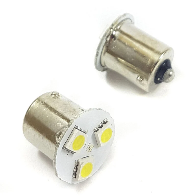 Lampara S25 3 Led Blanca 1 Polo Frontal