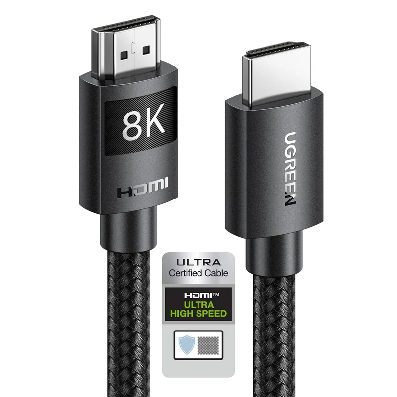UGREEN HDMI 2.1 Cable (48Gbps, 8K@60Hz, 4K@240Hz, eARC, HDR)