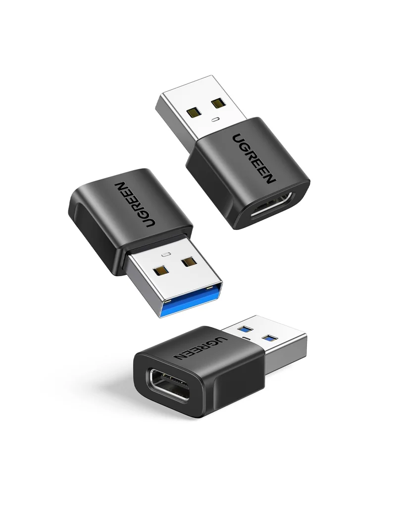 UGREEN USB to USB C 3.2 10Gbps Type C to Type A Adapter (Pack of 3)