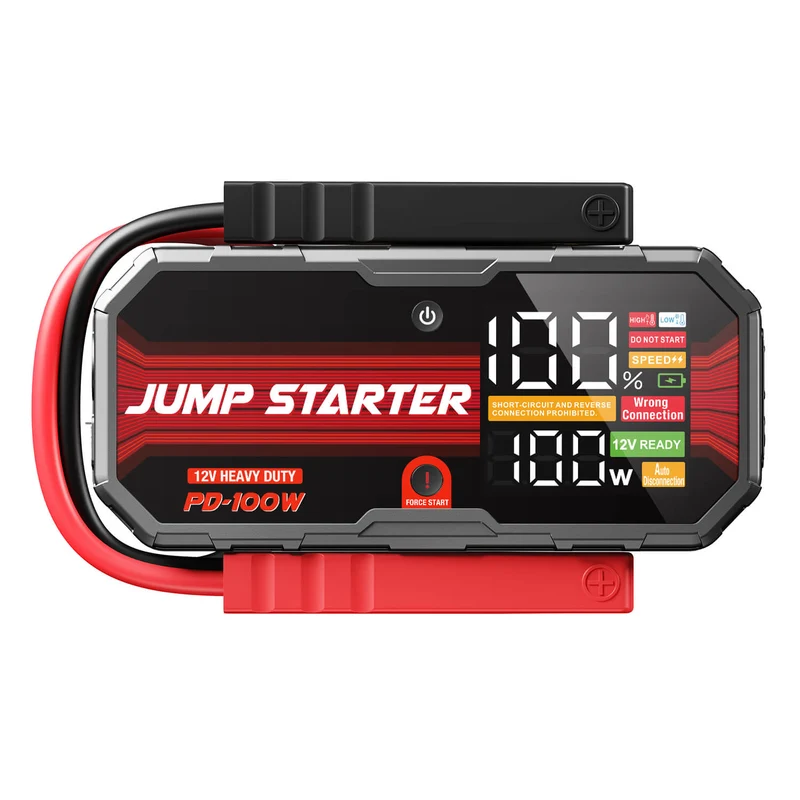 JFEGWO F40-10200A pro Car Fast-charging Jump Starter 12V 24000mAh Power Bank Battery Booster 10200