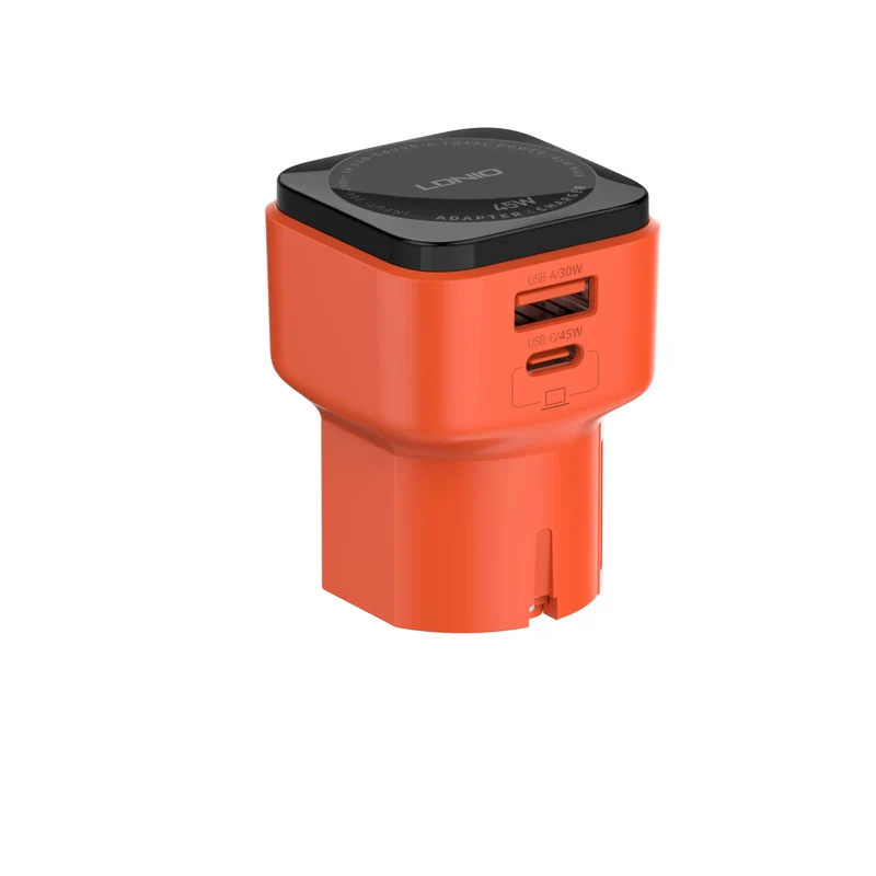 LDNIO Q2420 – Adaptador de viaje universal con cargador 45W