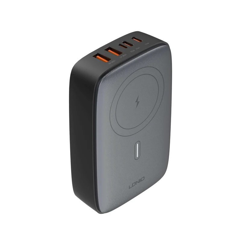 LDNIO CARGADOR DE ESCRITORIO Q4010 – GaN 140W con carga inalámbrica