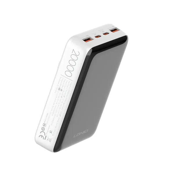 LDNIO POWER BANK 20,000 MAH PQ18 carga inalámbrica