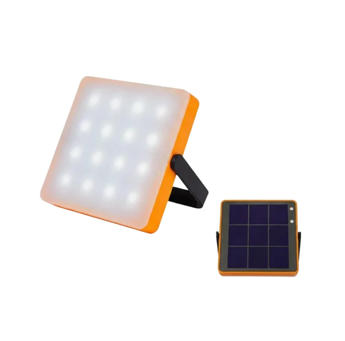 Luz LED con panel solar