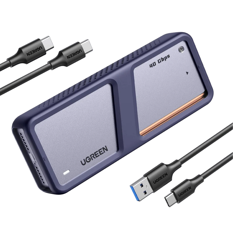 UGREEN 40Gbps M.2 NVMe Enclosure with Cooling Fan