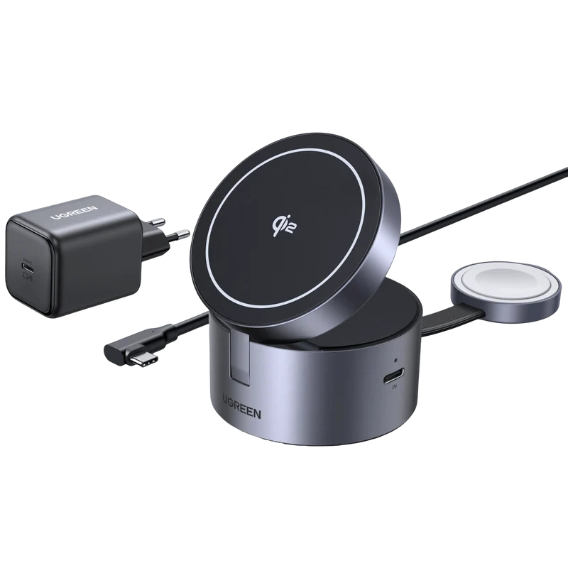 UGREEN UNO 3-in-1 Magnetic Wireless Charger 25W (MagSafe compatible)
