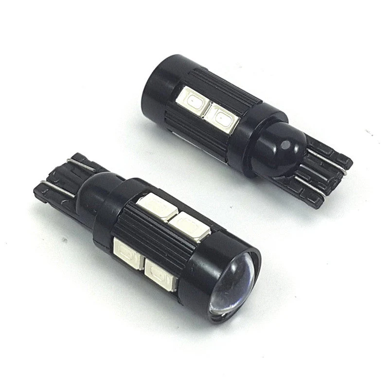 Lampara T10 10 Led Azul 5730 Canbus x2 Un