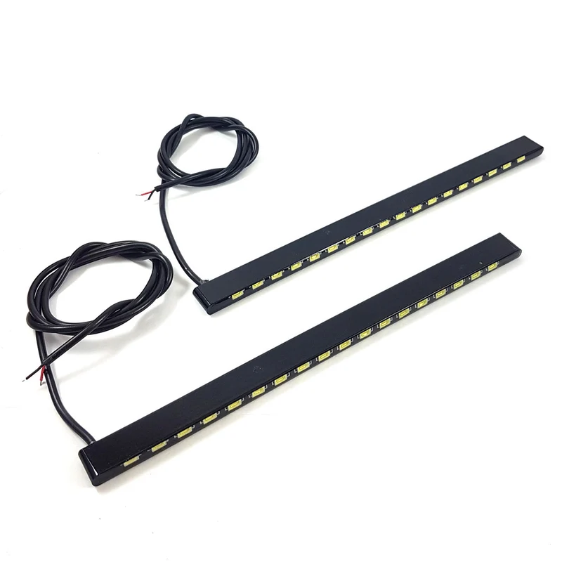 Faro Diurno 18 Led Blanco Diurno Recto 12V Kit 2 Unid