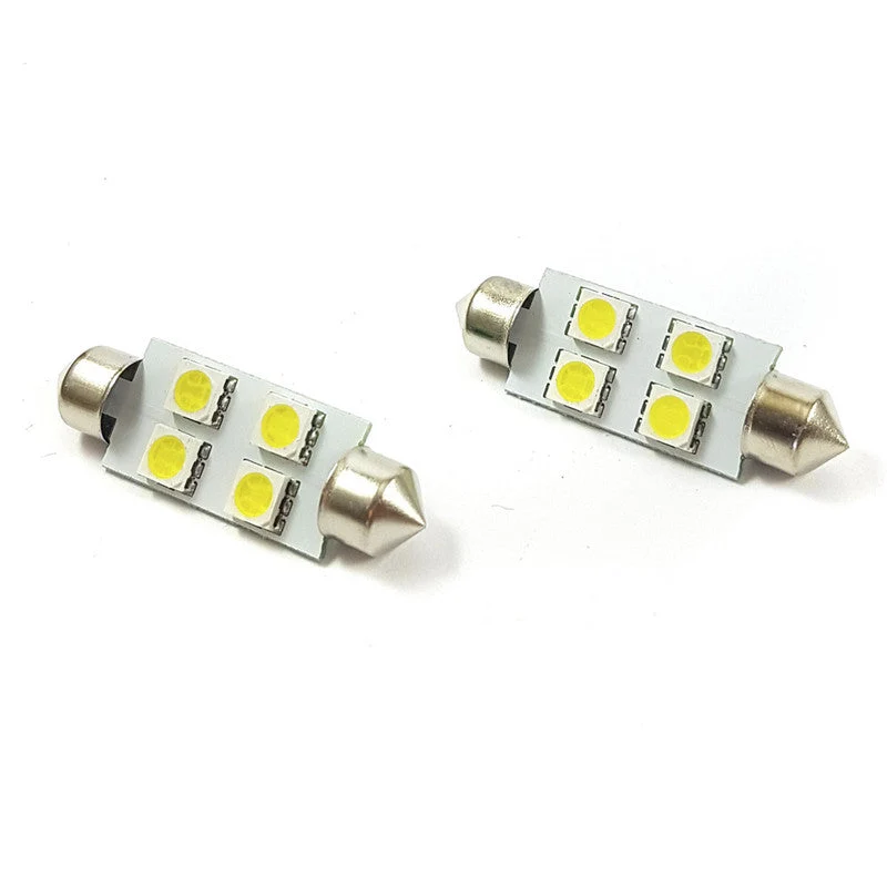 Lampara Tubular 4 Led Blanca x2 Un