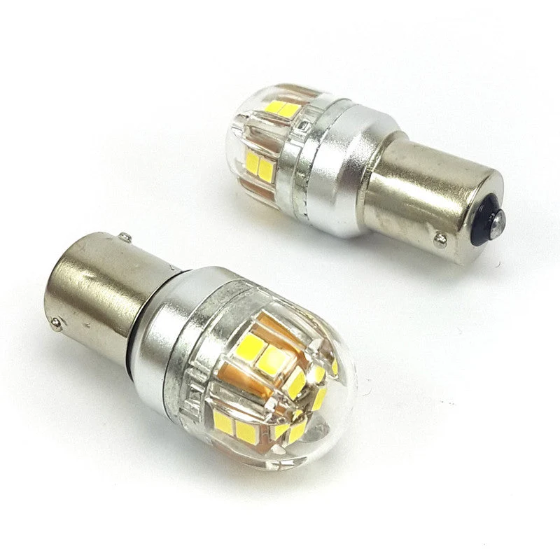 Lampara S25 15 Led Blanca 1 Polo Canbus x2 Un