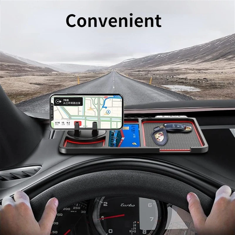 Soporte para Carro Antideslizante ⚡️ SPEED SECURITY 📲 (Multifuncional sin imanes ni tornillos)