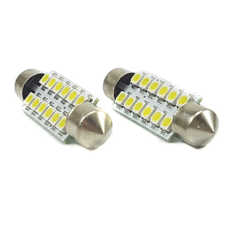 Lampara Tubular 12 Led Blanca x2 Un