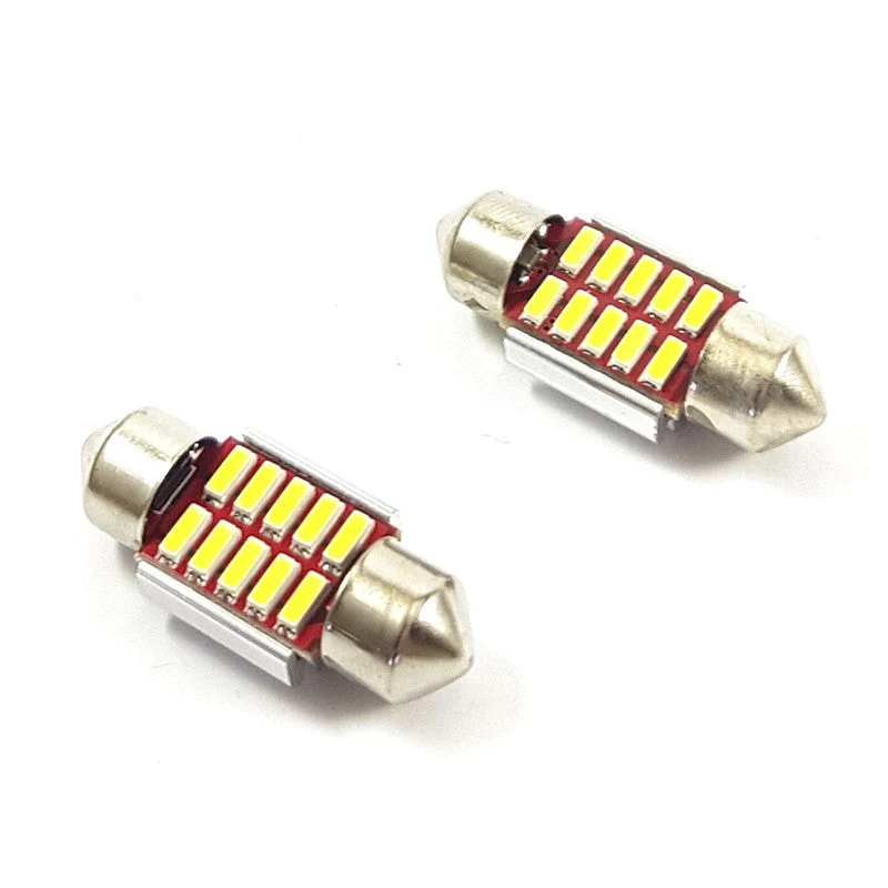 Lampara Tubular 10 Led Blanca Canbus x2 Un