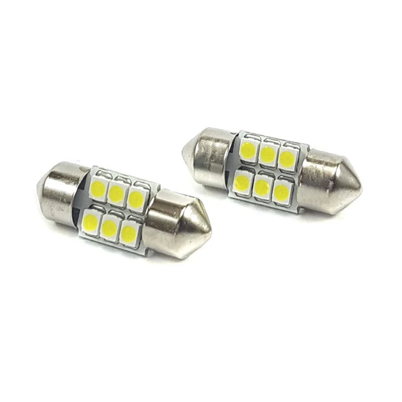 Lampara Tubular 6 Led Blanca 11x28 x2 Un