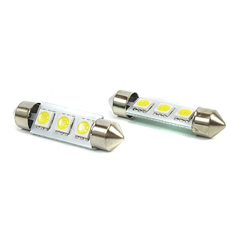 Lampara Tubular 3 Led Blanca x2 Un