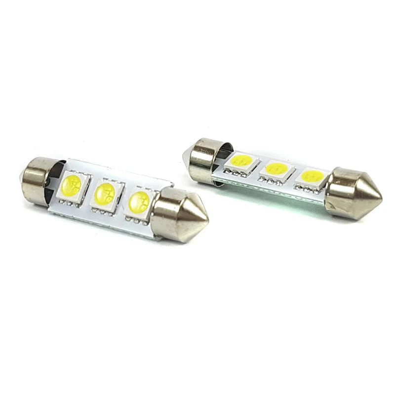 Lampara Tubular 3 Led Blanca 24V x2 Un