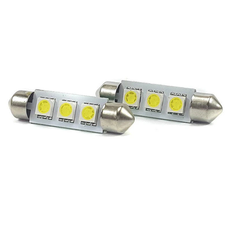 Lampara Tubular 3 Led Blanca x2 Un