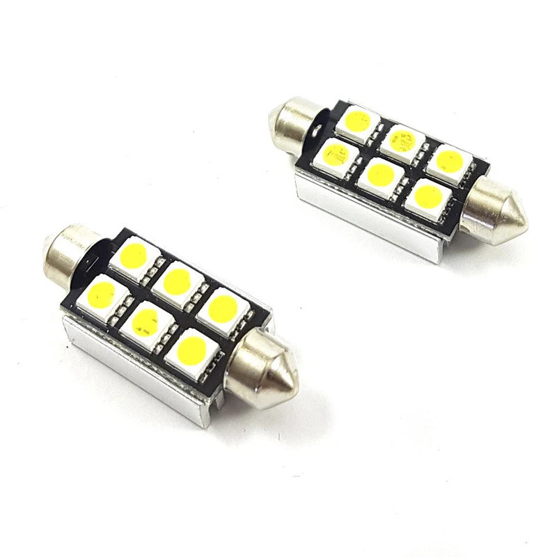 Lampara Tubular 6 Led Blanca Canbus 11x36 x2 Un