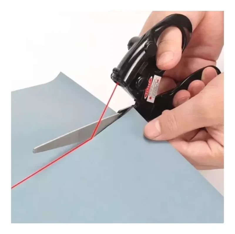 Tijeras Profesionales con Guía Láser ✂️ PERFECT POWER ⚡️ (Fácil de usar para cortes precisos)