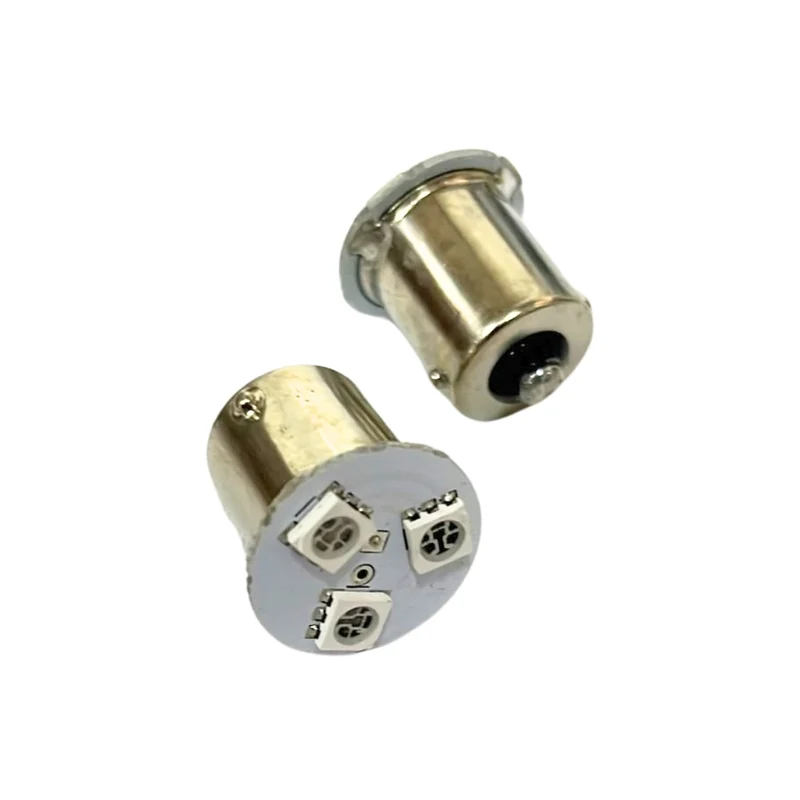 Lampara S25 3 Led Roja 1 Polo Frontal 1 Un