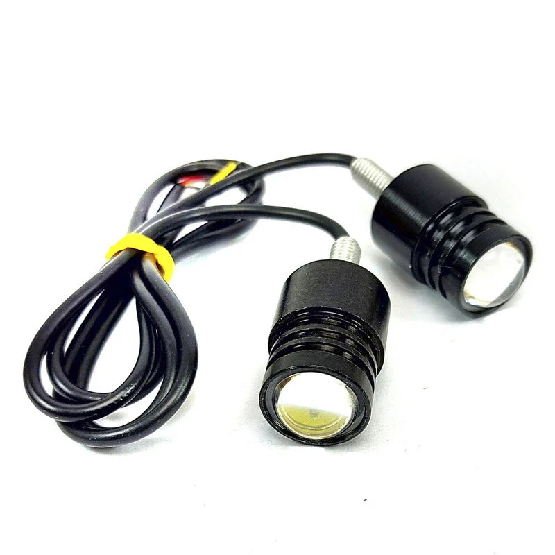 Faro Diurno 1 Led Blanco Redondo 12V Kit 2 Unidades