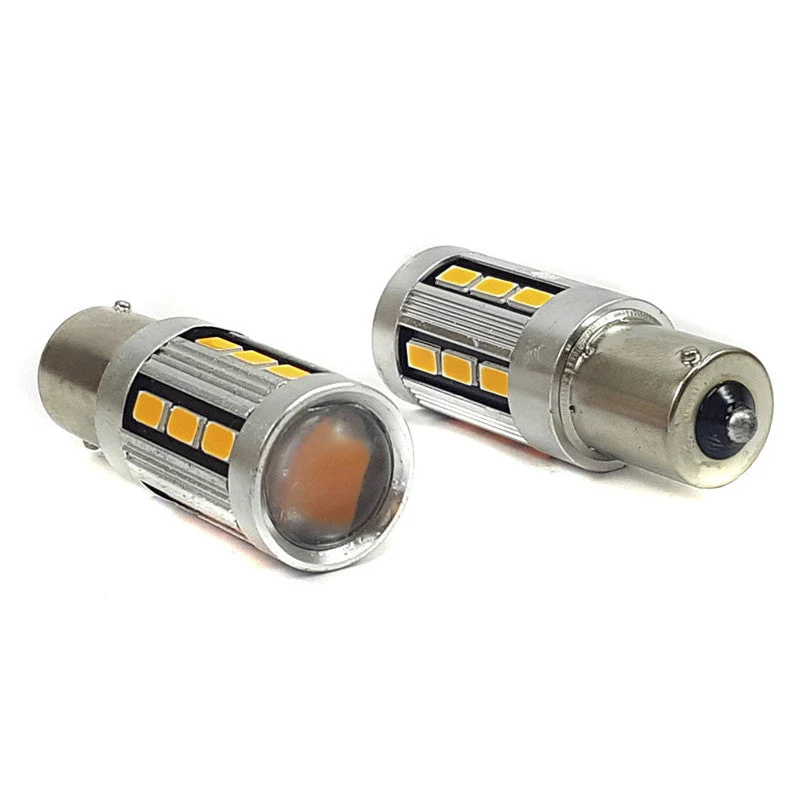 Lampara S25 18 Led Ambar 1 Polo Canbus x2 Un