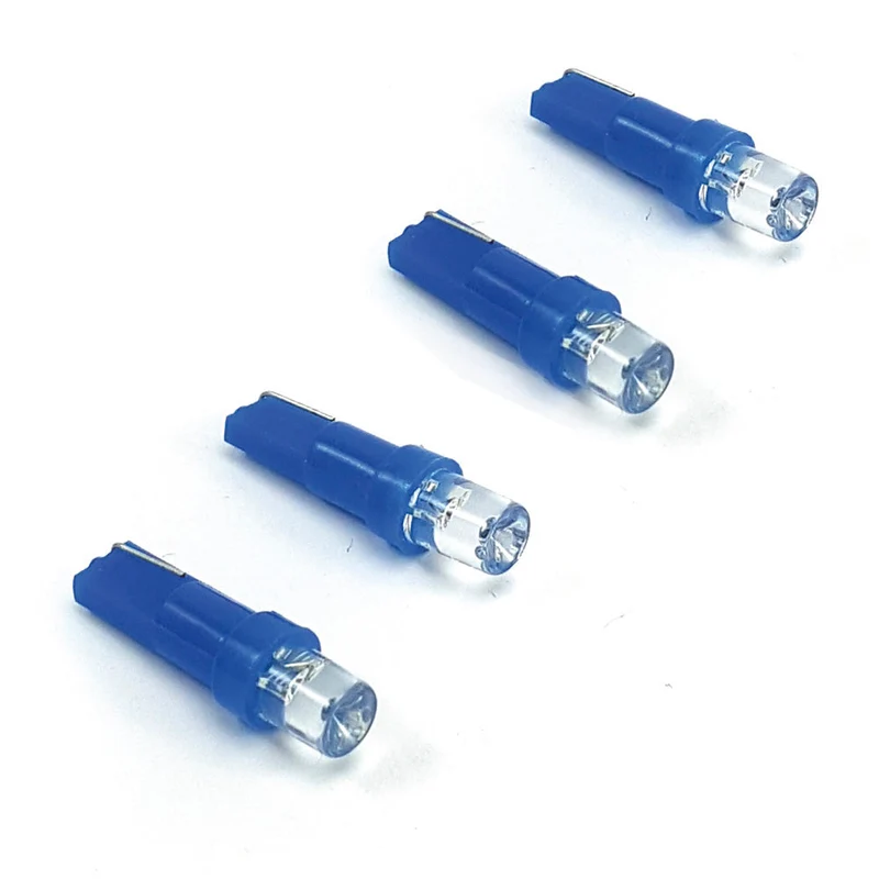 Lampara T5 Tablero 1 Led Concava Azul 5301 x4 Un